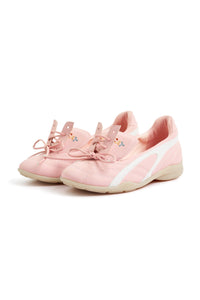 GO VACAY Tennis Ballerina Flats Pink-EMPTY BEHAVIOR-APOC STORE