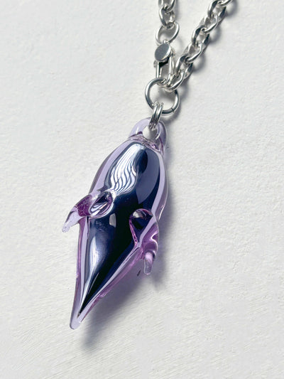 KA’AGUY_444 Glass Silver Necklace-Pia Glassworks-APOC STORE