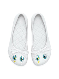 GO VACAY Anime Pearl Tears Flats White-EMPTY BEHAVIOR-APOC STORE