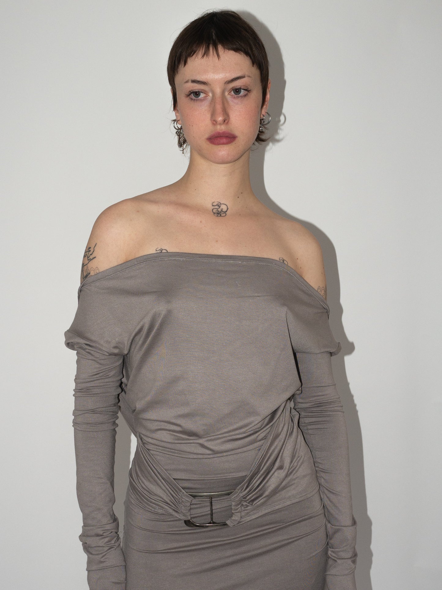 BUCKLE DRESS-Kenza Iatrides-APOC STORE