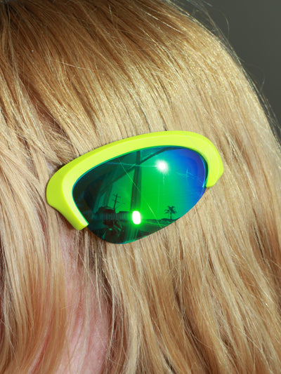 UV Hair Clips in Toxic Waste-Marland Backus-APOC STORE