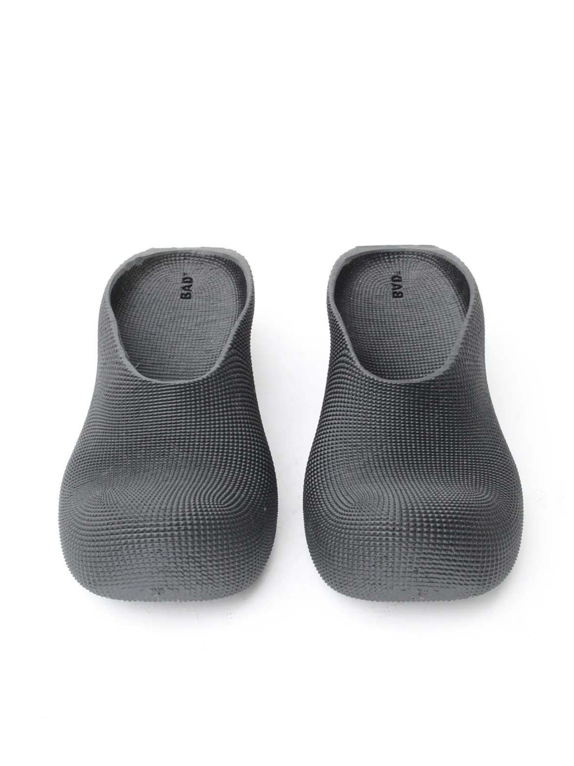 Heeled Clogs - Black-BODY AMPLIFICATION DEVICES-APOC STORE