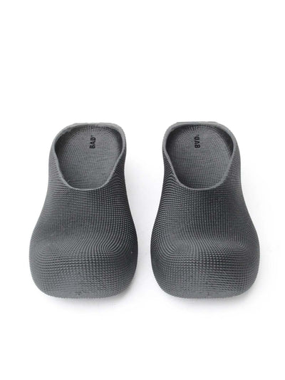 Heeled Clogs - Black-BODY AMPLIFICATION DEVICES-APOC STORE