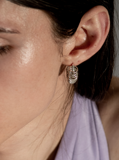 Pierced Hoops-Zohra Rahman-APOC STORE