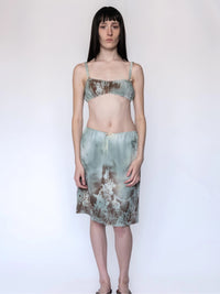 THE NEGLIGE PISCTACHIO - SKIRT-Kenza Iatrides-APOC STORE