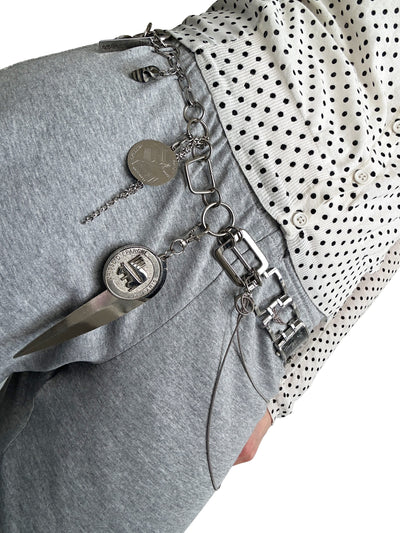 Watch chain belt-Alisa Cayoo-APOC STORE