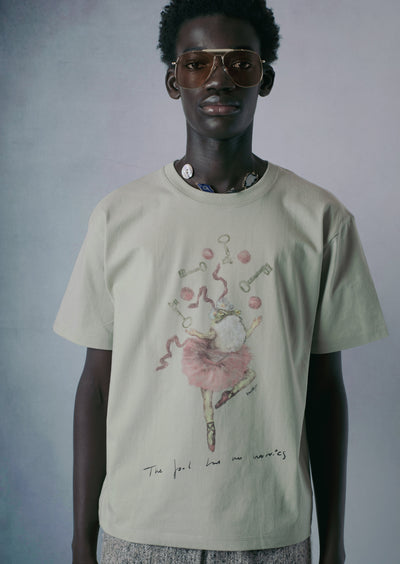"THE FOOL HAS NO WORRIES" T-SHIRT-KAWAkEY-APOC STORE