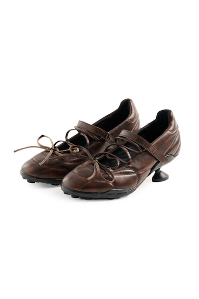 Interstellar Sports Ballet High Heel Brown-EMPTY BEHAVIOR-APOC STORE