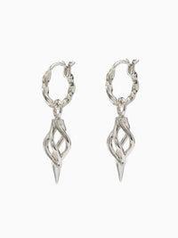 Rosette Earrings-Zohra Rahman-APOC STORE