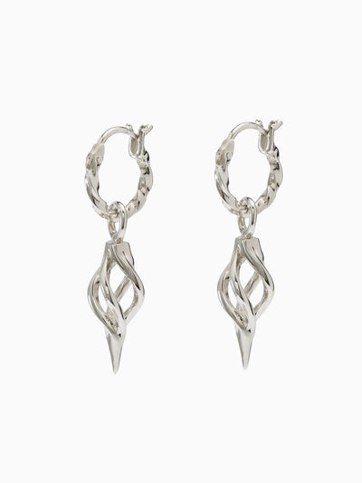 Rosette Earrings-Zohra Rahman-APOC STORE