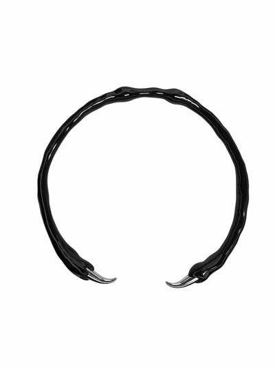 Black choker with spikes