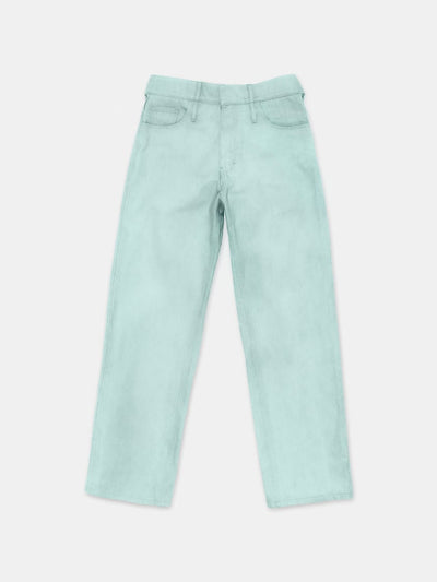 Twist Waistband Jeans Celadon Green-René Scheibenbauer-APOC STORE