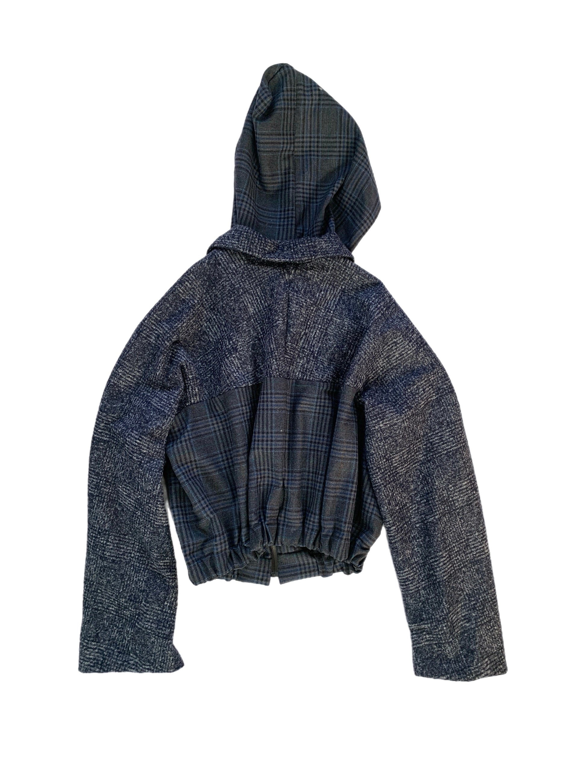 Oversized Tartan Jacket-Polyhedron-APOC STORE