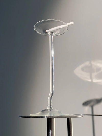 Ashtray 0002 – Sculptural Borosilicate Glass Ashtray-Rain and Rivers-APOC STORE