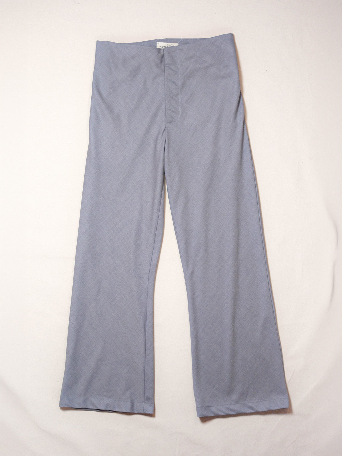 Bias Trousers in Grey Wool-Pedro Trindade-APOC STORE
