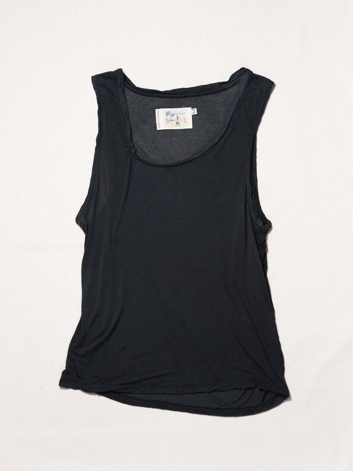 Knot Vest in Black-Pedro Trindade-APOC STORE
