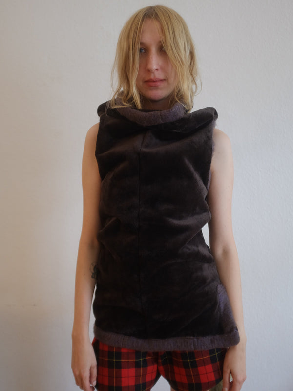 Velour Mini Dress-Polyhedron-APOC STORE