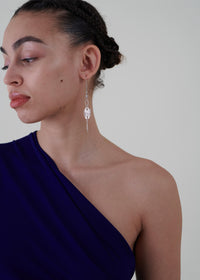 asymmetrical draped top n°192-Aldwin Teva William-APOC STORE