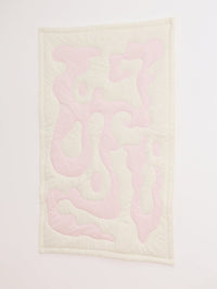Quilted Blanket Beige Pink-Claire Duport-APOC STORE