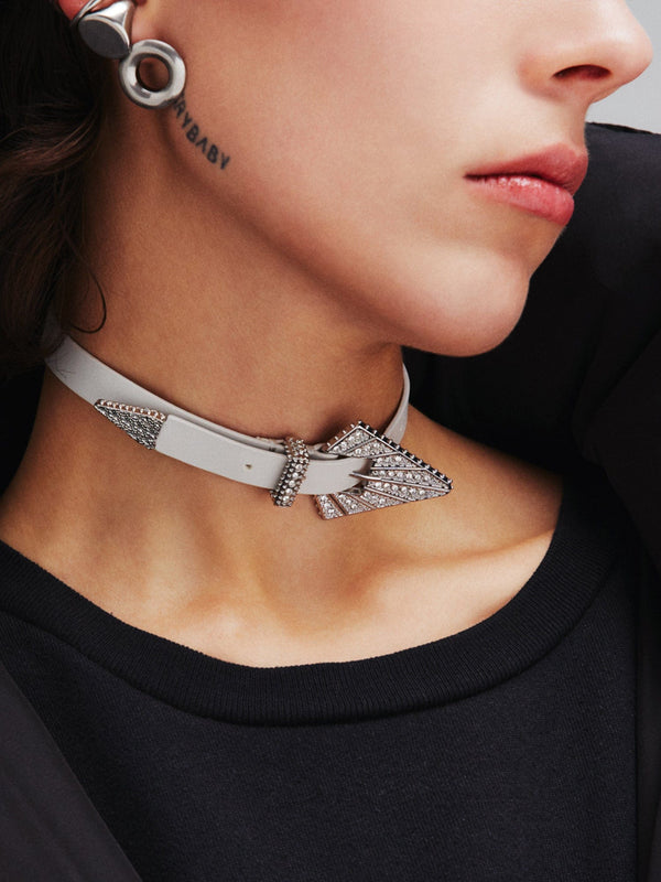 Ivory neck belt-INAN-APOC STORE