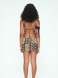 Checkered Blue + Lime Vest-JALACONDA-APOC STORE
