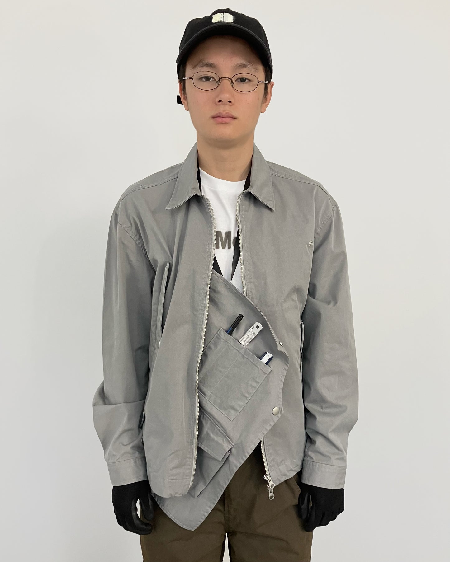 HIDDEN UTILITY PANEL JACKET GRAY-EGNARTS-APOC STORE