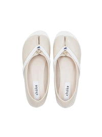 chöke Tabi Sandals in white-Chöke-APOC STORE