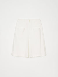 Cotton Wide Shorts 001 _White-Taekh-APOC STORE