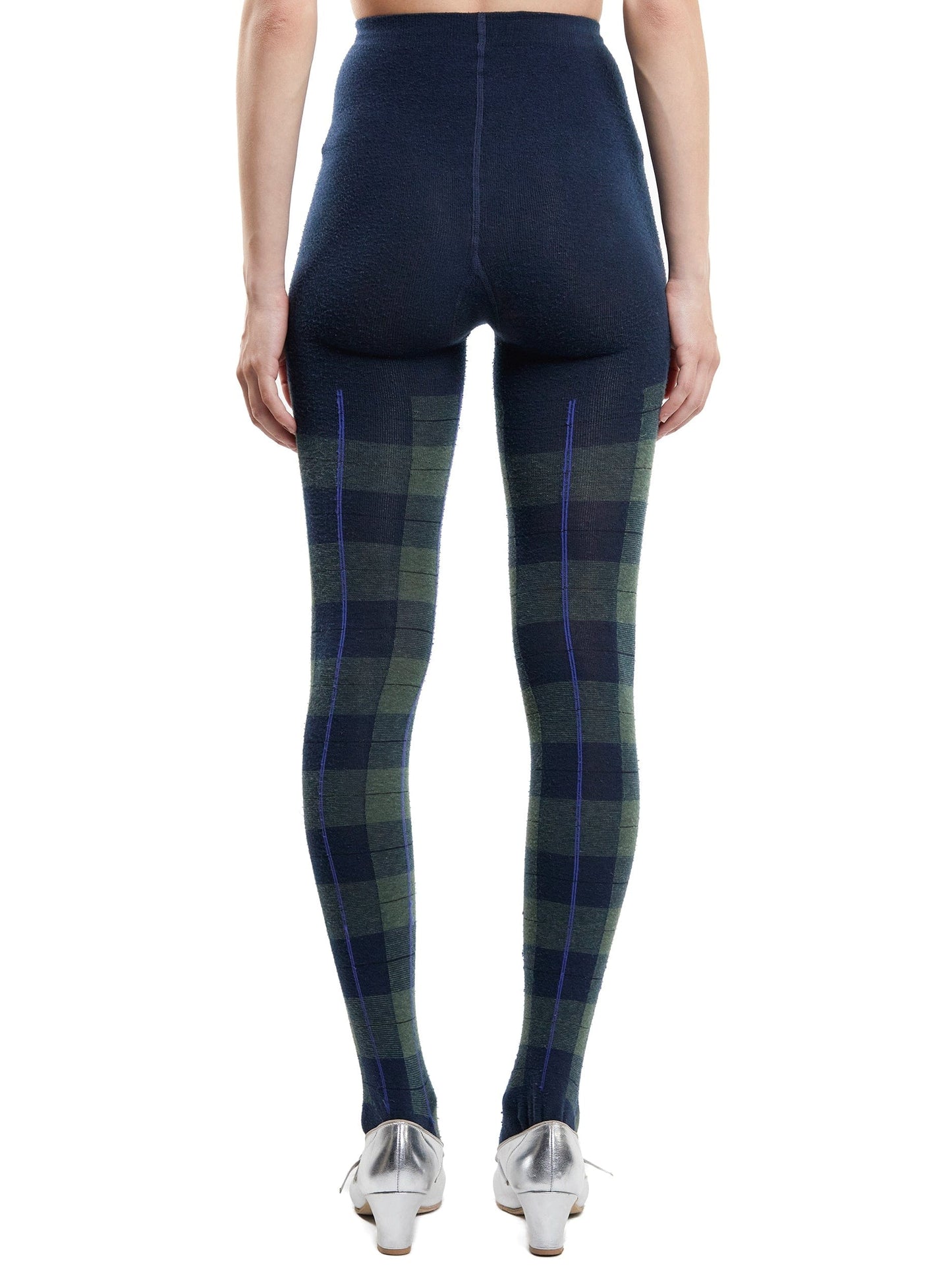 Classic Naomi Tights Pine Blue and Green-LAKRAS-APOC STORE