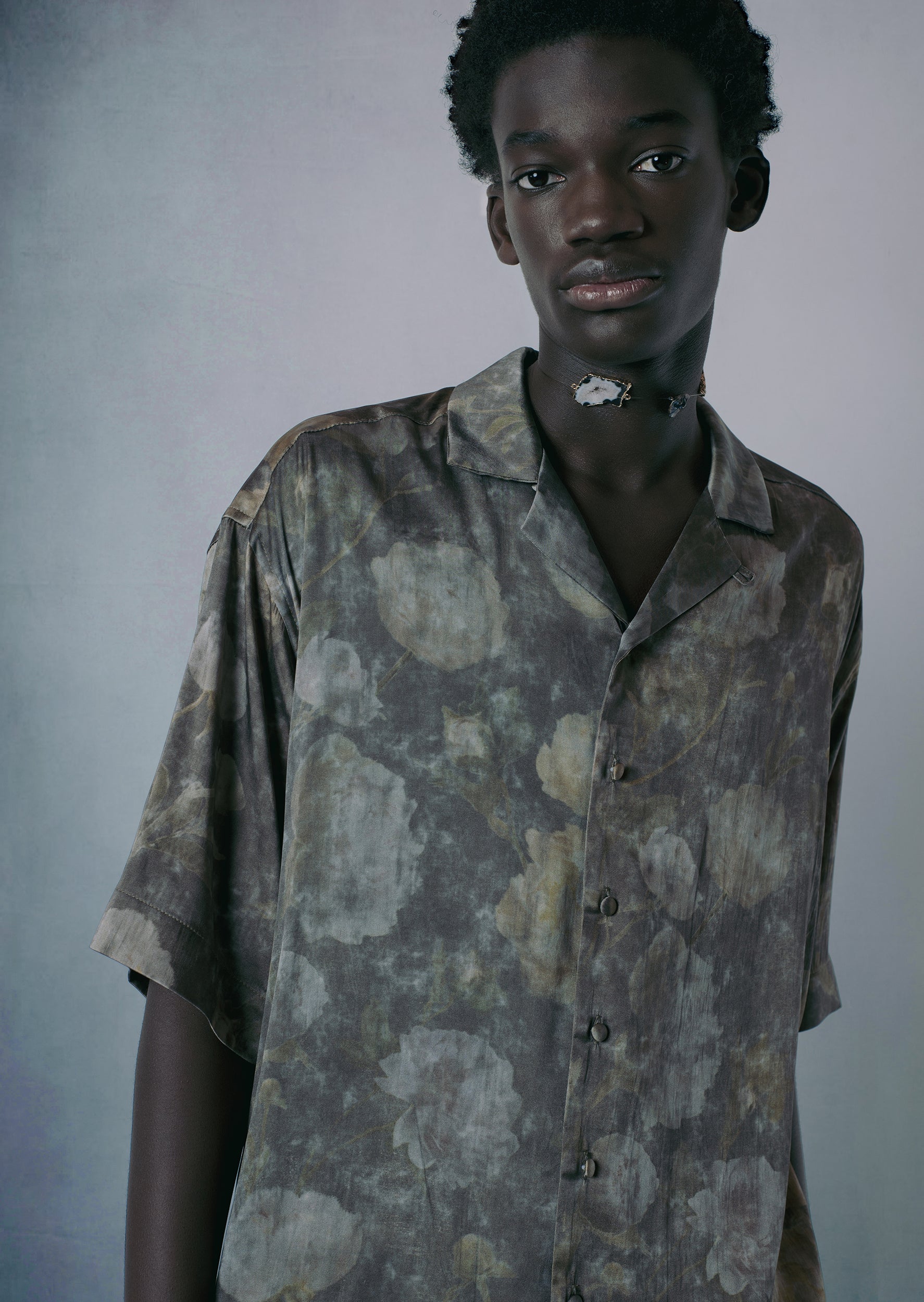 "VINTAGE FLORAL" SILK HAWAIIAN SHIRT-KAWAkEY-APOC STORE