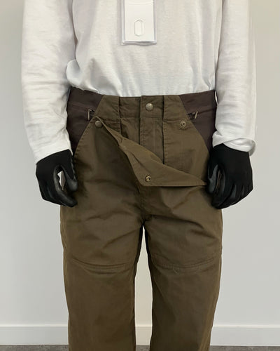 UTILITY ORGANZA POCKET PANTS BROWN-EGNARTS-APOC STORE