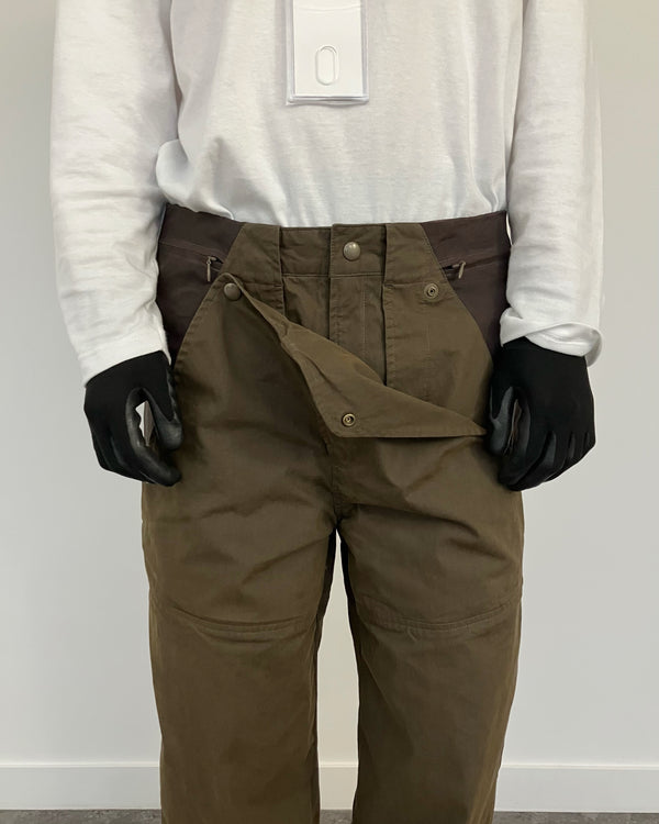 UTILITY ORGANZA POCKET PANTS BROWN-EGNARTS-APOC STORE