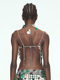 Aluminum Disc Fringe Top - SCALE-JALACONDA-APOC STORE