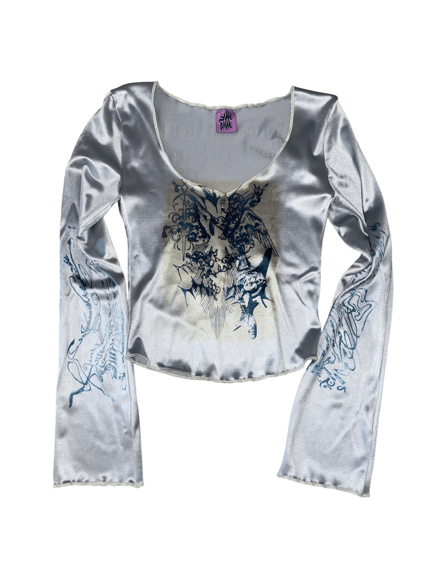 angel silver top-Snake Divine-APOC STORE