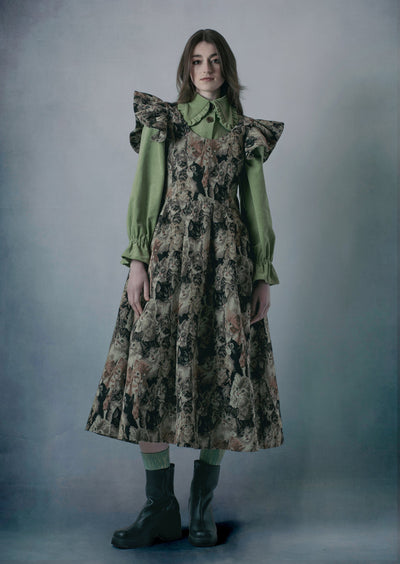 "VINTAGE CATS" PÄIVI DRESS-KAWAkEY-APOC STORE