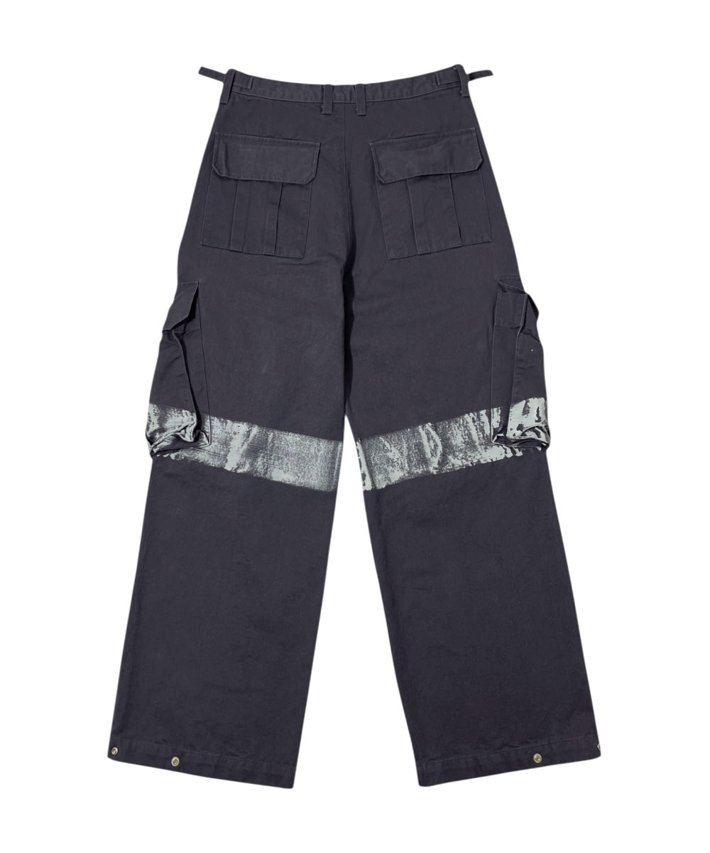 PAINTED CARGO PANTS CHARCOAL-EGNARTS-APOC STORE
