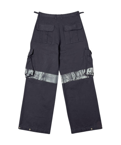 PAINTED CARGO PANTS CHARCOAL-EGNARTS-APOC STORE