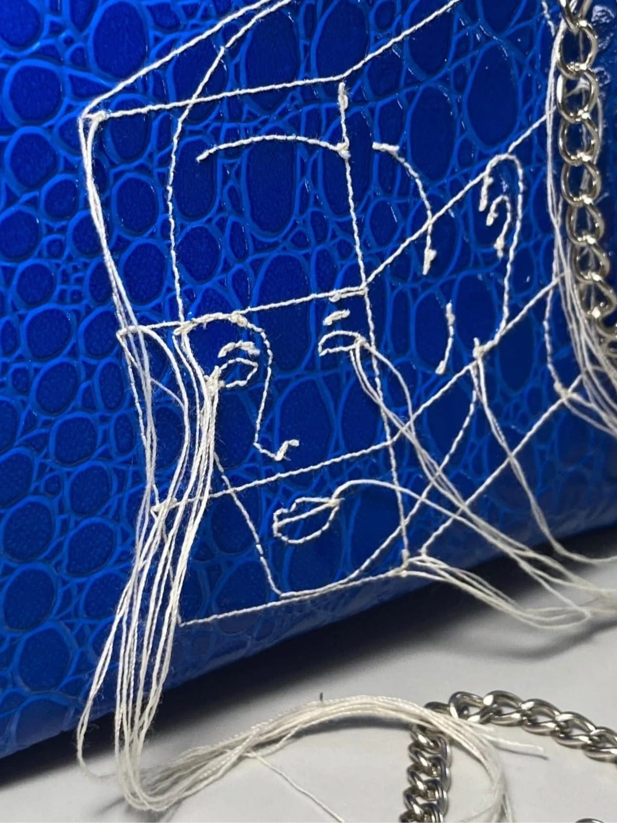Embroidered Mini Bag Blue-Jetpack Hom(m)e-APOC STORE
