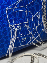 Embroidered Mini Bag Blue-Jetpack Hom(m)e-APOC STORE