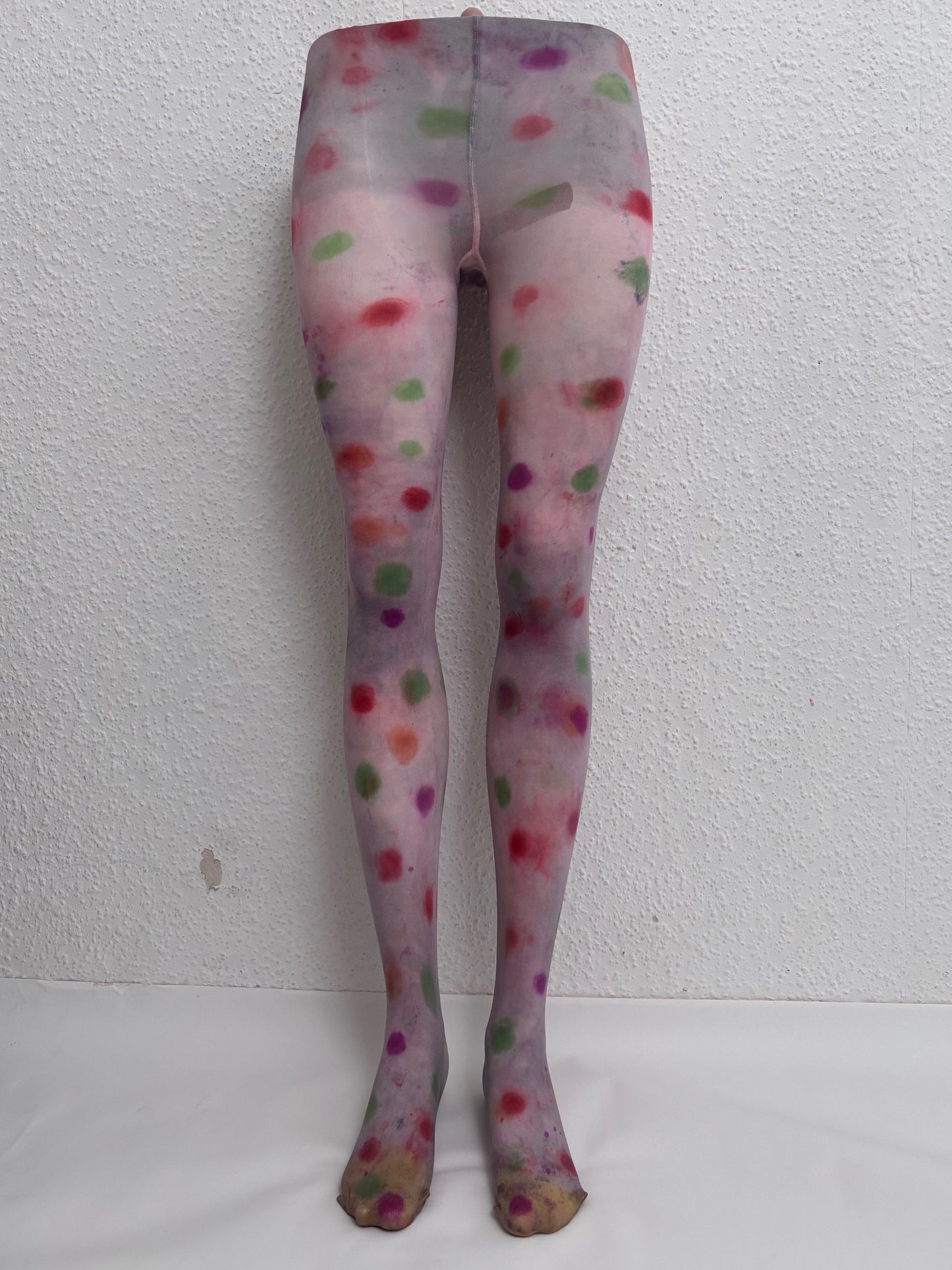 Dot Light Color tights-Stau Heidemarie-APOC STORE