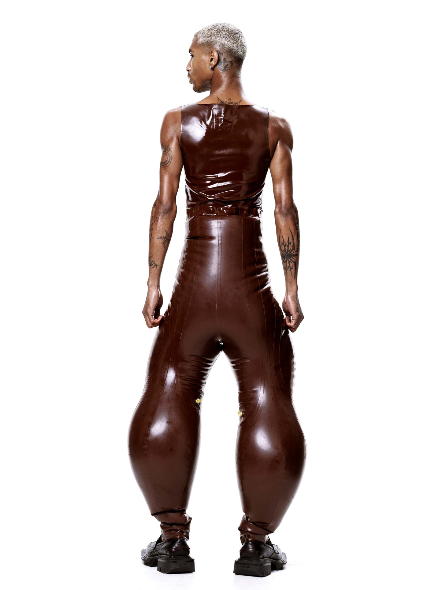 Brown Alien Legs Inflatable Trousers-harri-APOC STORE