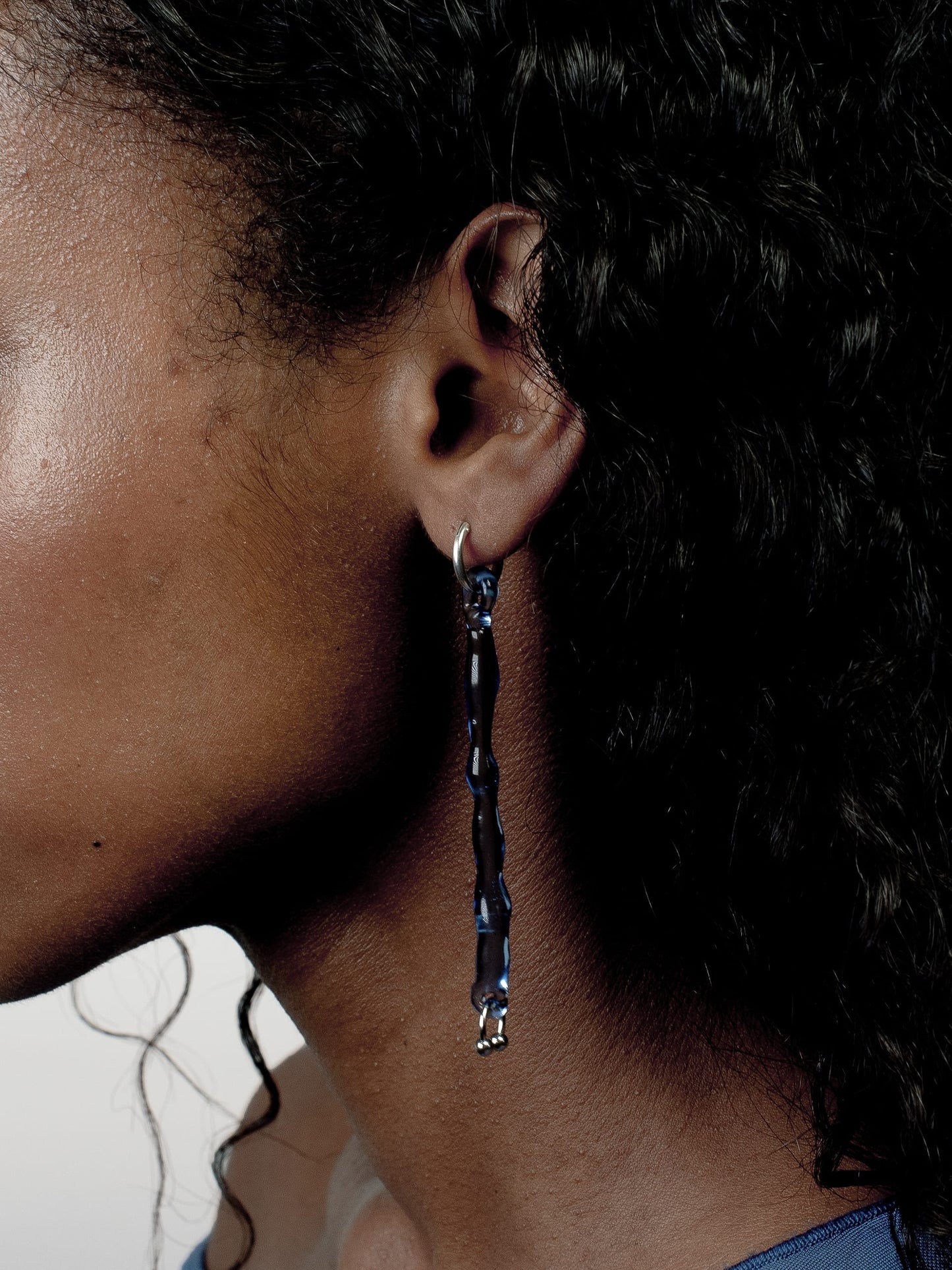 Pendant Earrings 0004-Rain and Rivers-APOC STORE