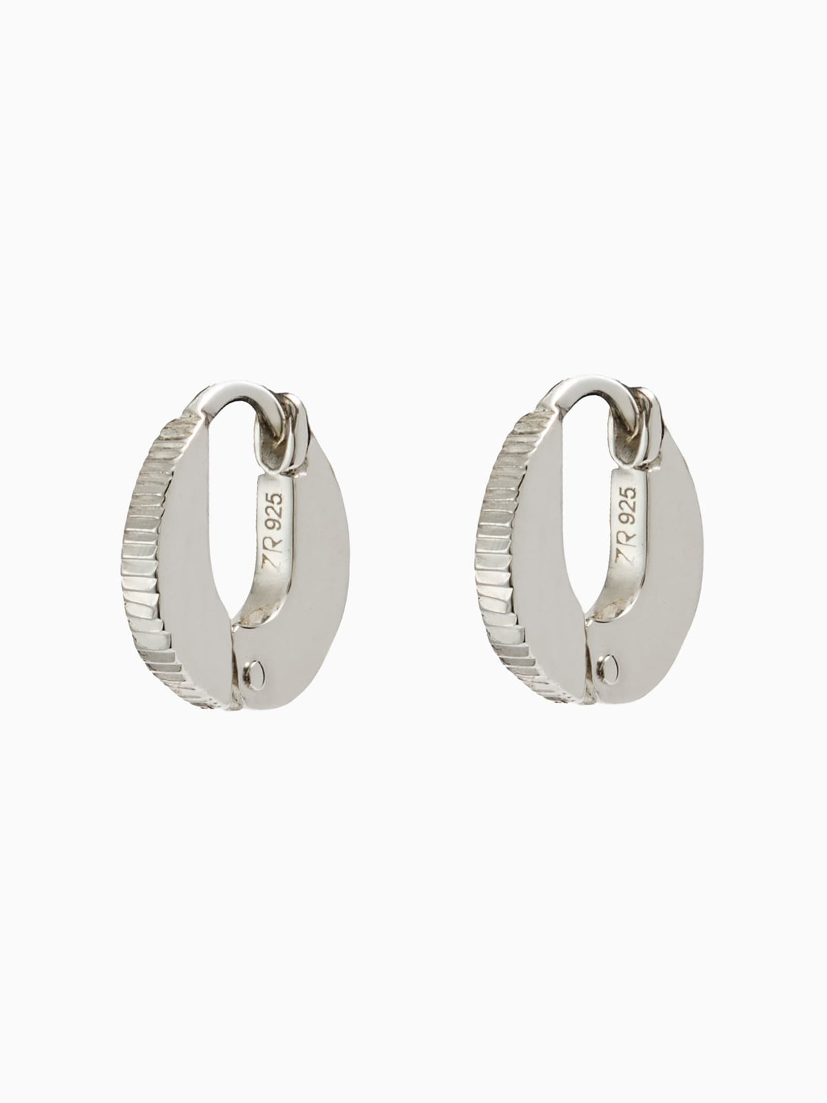 Reeded Huggie Hoops-Zohra Rahman-APOC STORE
