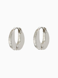 Reeded Huggie Hoops-Zohra Rahman-APOC STORE