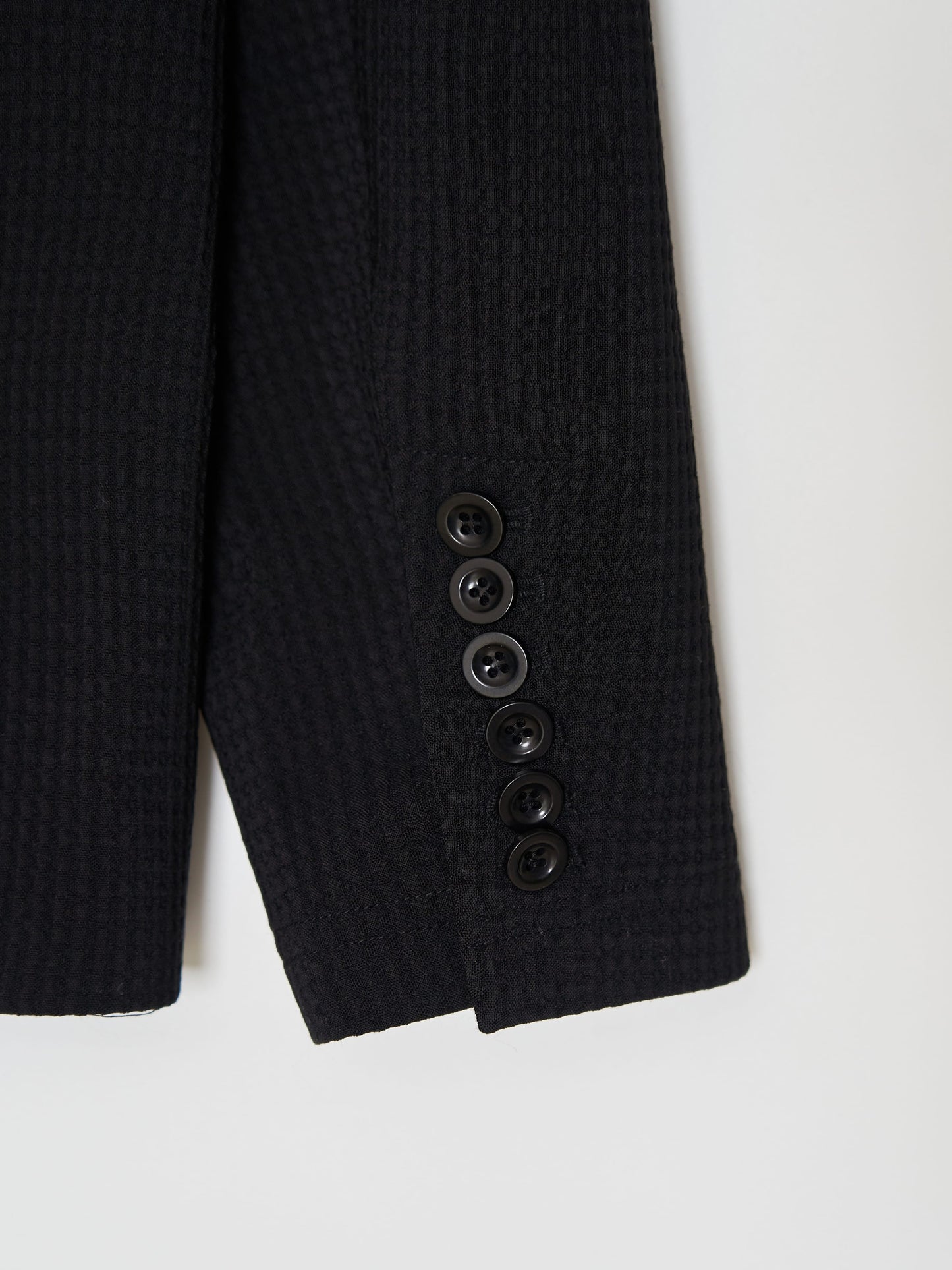 Tailored Hooded Jacket 001 _ Black-Taekh-APOC STORE