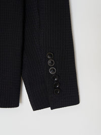 Tailored Hooded Jacket 001 _ Black-Taekh-APOC STORE
