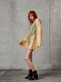 Open Back Mini Dress-Shers Studios-APOC STORE