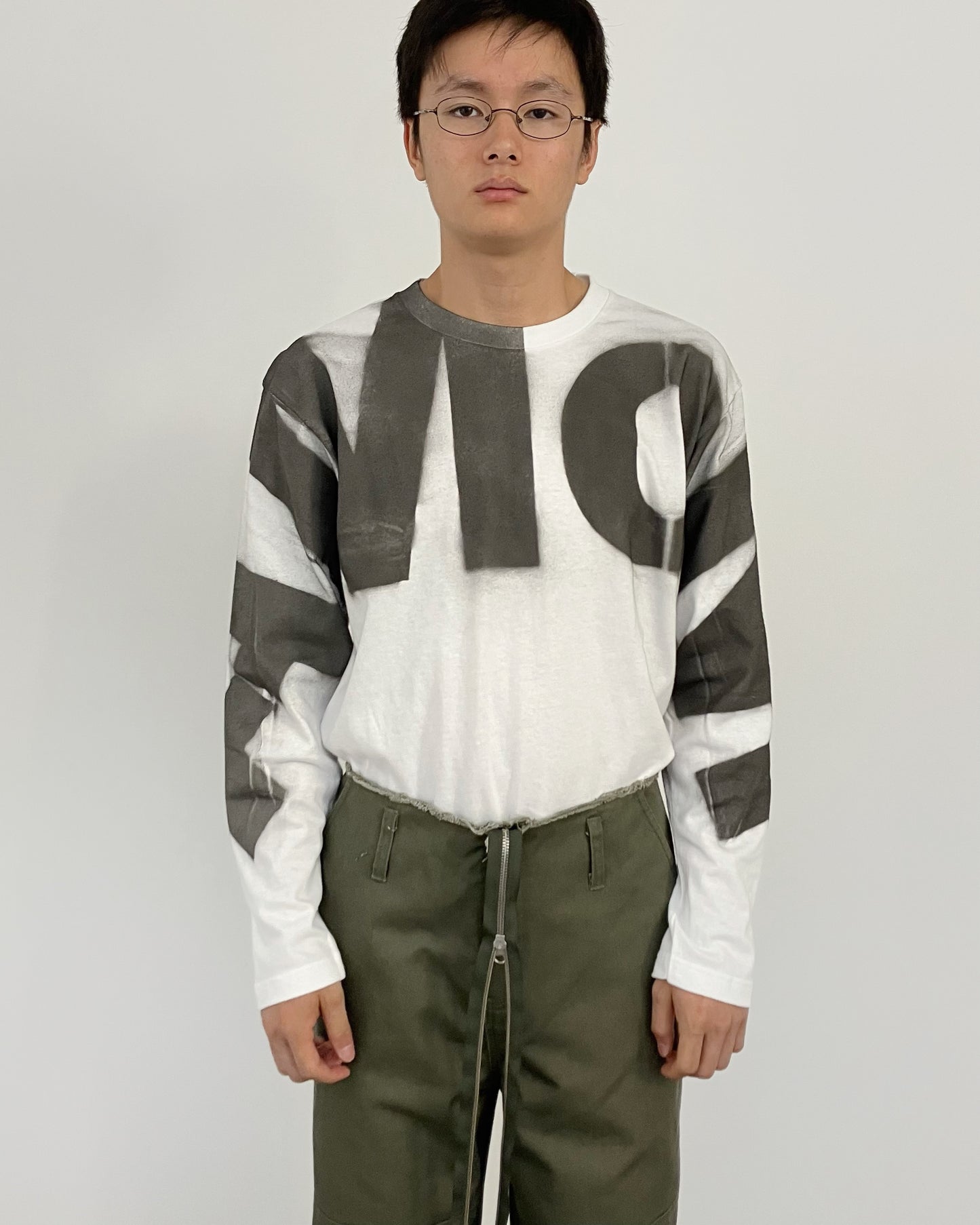 AMOM X-LARGE LOGO T-SHIRTS WHITE-EGNARTS-APOC STORE