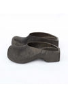 Heeled Clogs - Dark (Brownish)-BODY AMPLIFICATION DEVICES-APOC STORE