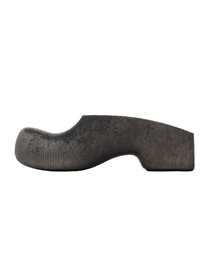 Heeled Clogs - Dark (Brownish)-BODY AMPLIFICATION DEVICES-APOC STORE